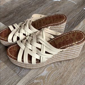 Sam Edelman wedge platform sandals
